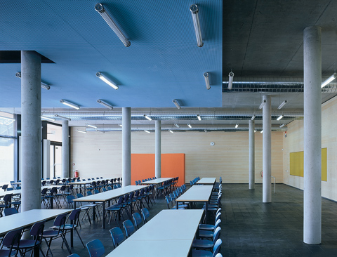 vocational school for economics, canteen