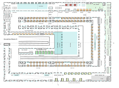 rooms for contemplation, ground floor plan