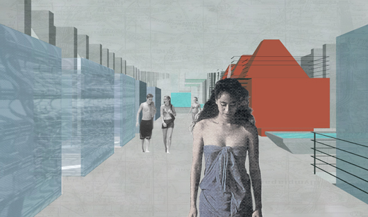 space for contemplation, sauna